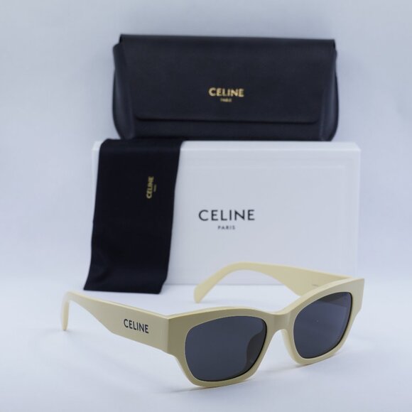 Final Price! Celine CL40197U 39A Light Brown/Smoke Sunglasses - Picture 1 of 10